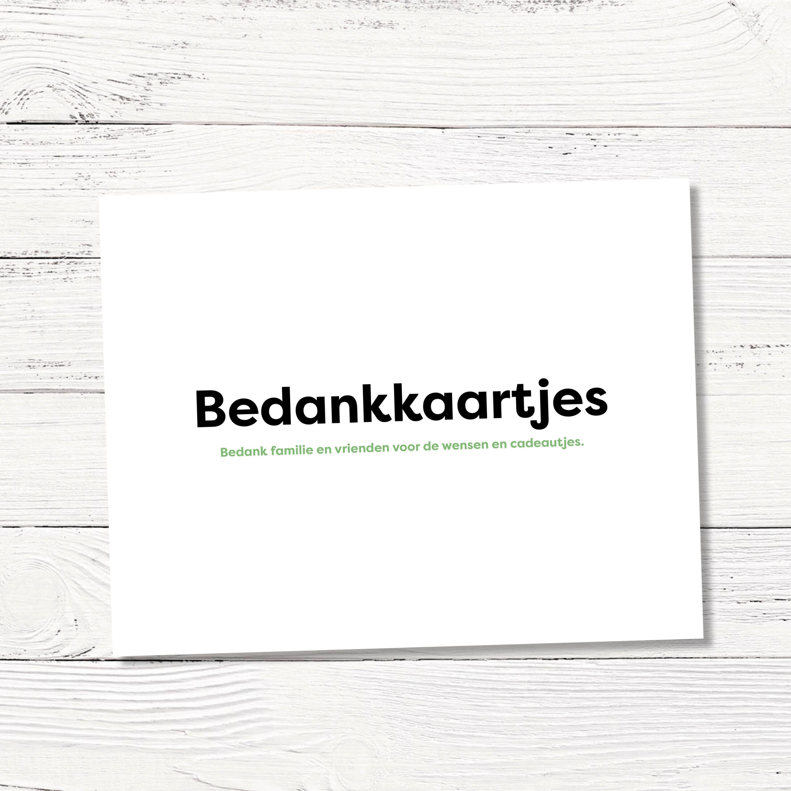 Bedankkaartjes