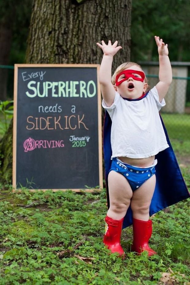 10 originele zwangerschapsaankondigingen - Grappig, schattig, ontroerend en mooi! | Babykaartjes Hier ben ik!